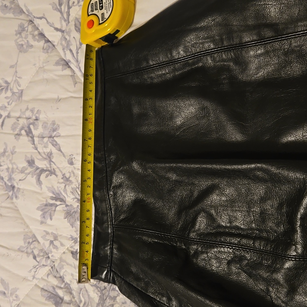 Wilsons Black 100% Genuine Leather Skirt - Picture 5 of 5